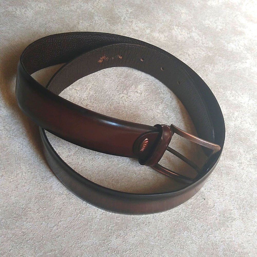 NANNI VERA PELLE Brown Belt Size 40